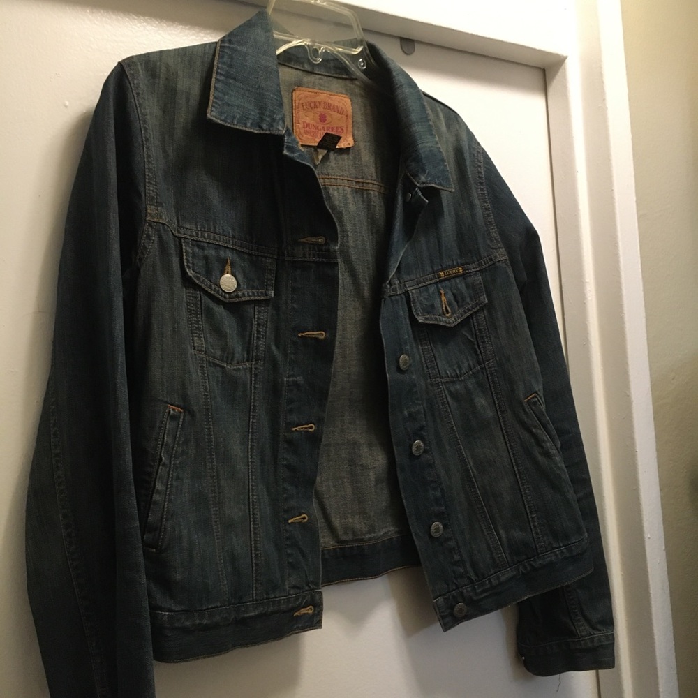 Lucky brand vintage denim jacket size med